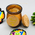 1Pc Home Aroma Scented Candle - Brown