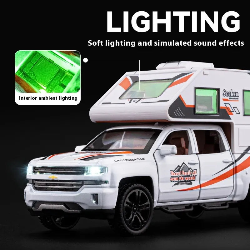 1:32 Diecast Chevrolet Camping Truck Model