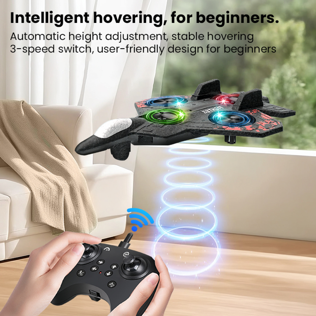 2.4GHz RC Acrobatic Flight Fighter Jet