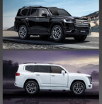 1:24 Diecast Toyota Land Cruiser SUV Model With Key