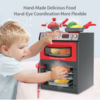 2in Multi-functional Pretend Play Oven & Cooking Bench