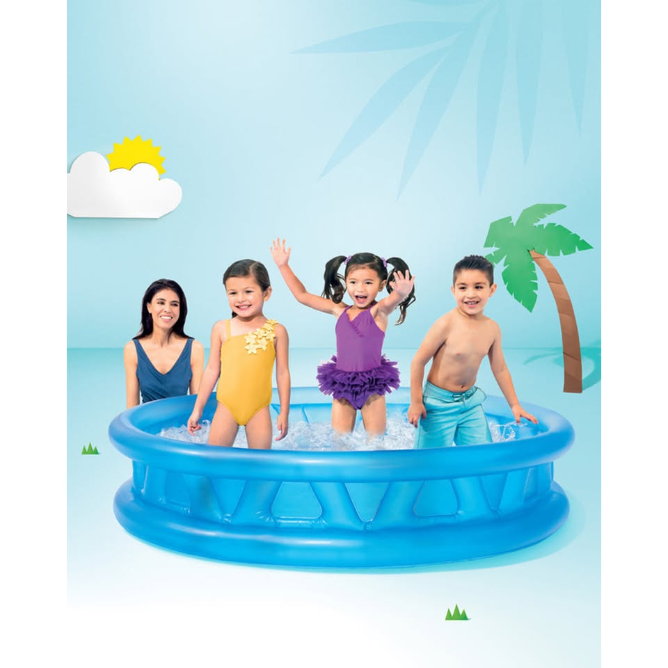 INTEX Kids Soft Side Swimming Pool 74"x18"