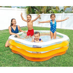 INTEX Summer Pentagonal Pool - 73" L x 71" W x 21" H