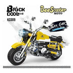 DIY Bee Scooter Model Bricks Set - 558+Pcs