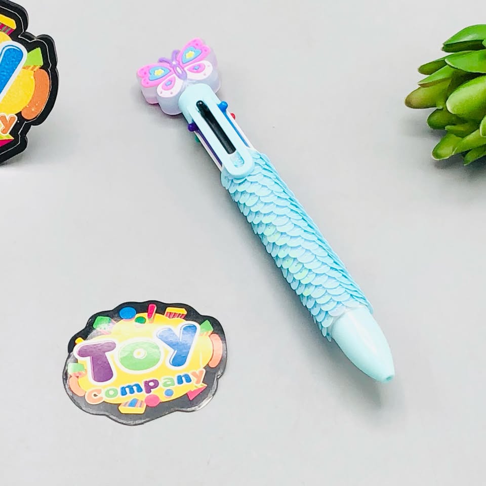 Butterfly Six Color Ballpoint - 1Pc