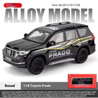 1:18 Diecast Land Cruiser Prado Model Car
