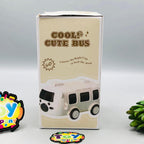 500ml Cute Bear Bus Design Kids Water Bottle - Beige