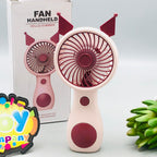 5" Rechargeable Hello Summer Mini Handheld Fan