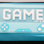 Premium Game Themed Kids Pencil Pouch - Turquoise