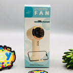 6.5" Rechargeable Circular Digital Display Mini Cooling Fan