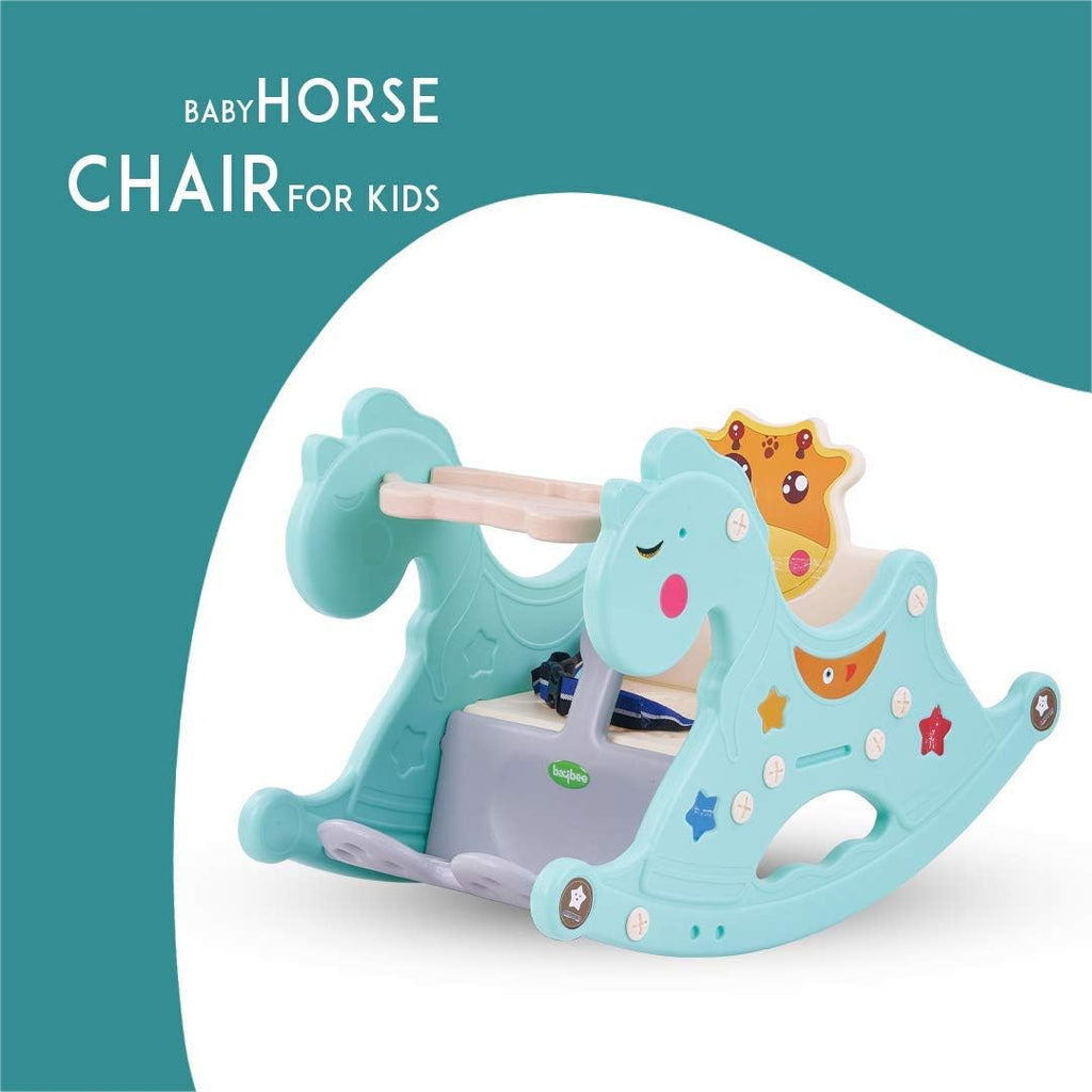 3in1 Multi-functional Baby Rocking Horse Chair - Green