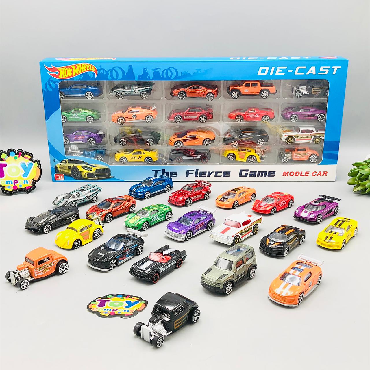 20Pcs Hot Wheels Diecast Mini Inertial Cars Set