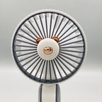 7.5" Rechargeable Bear Foldable Head Cooling Fan With Light