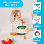 Huanger Montessori Flower Nails Bucket