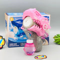 Battery Operated Kids Shark Colorful Bubble Gun