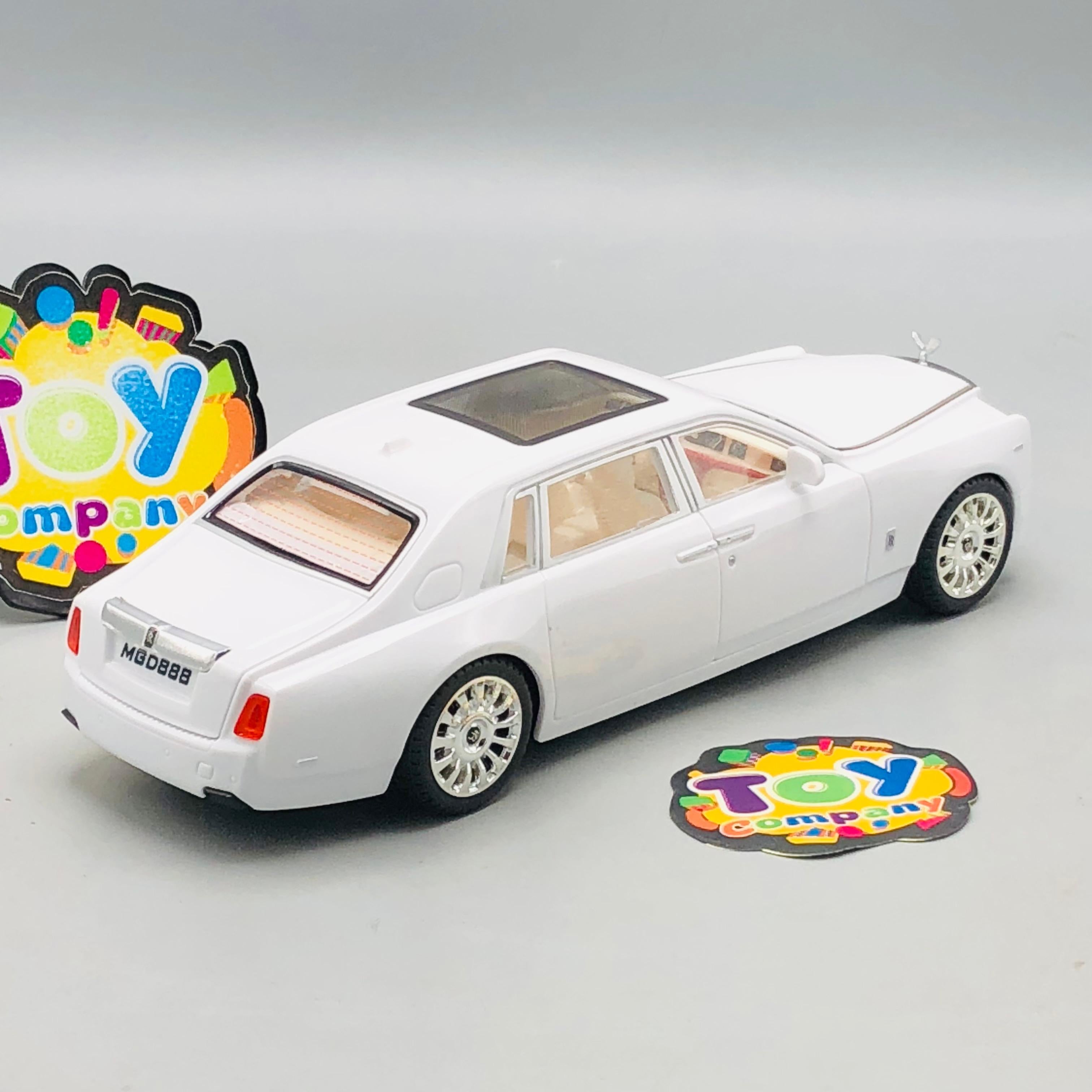 ABS Inertial Rolls Royce Phantom VIII Generation Model Car - 1Pc