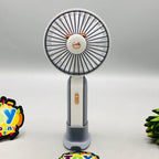 7.5" Rechargeable Bear Foldable Head Cooling Fan With Light