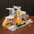 DIY Rally Sprint Acrylic Scene With 2Pcs Alloy Cars