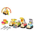 15Pcs DIY Truck Colored Play Dough Set