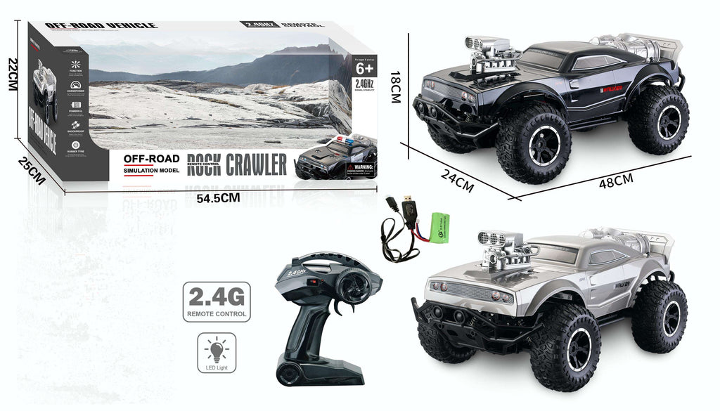 2.4GHz RC Dodge Off-Road Rock Crawler Truck
