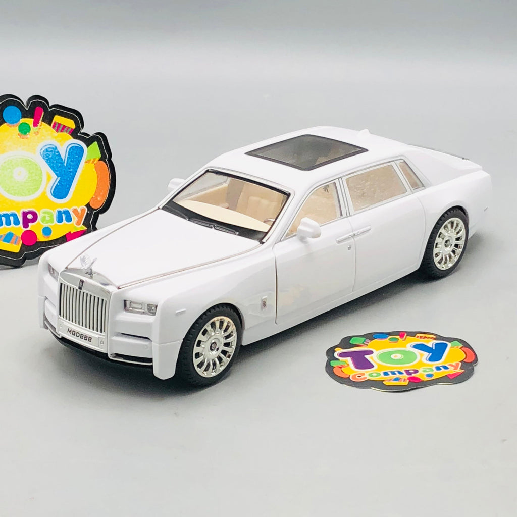 ABS Inertial Rolls Royce Phantom VIII Generation Model Car - 1Pc