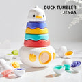 Montessori Duck Tumbler Stacker & Egg Pairing Toy