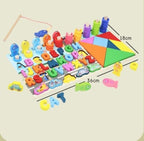 Wooden Multi-functional Alphabet Learning & Logarithmic Board