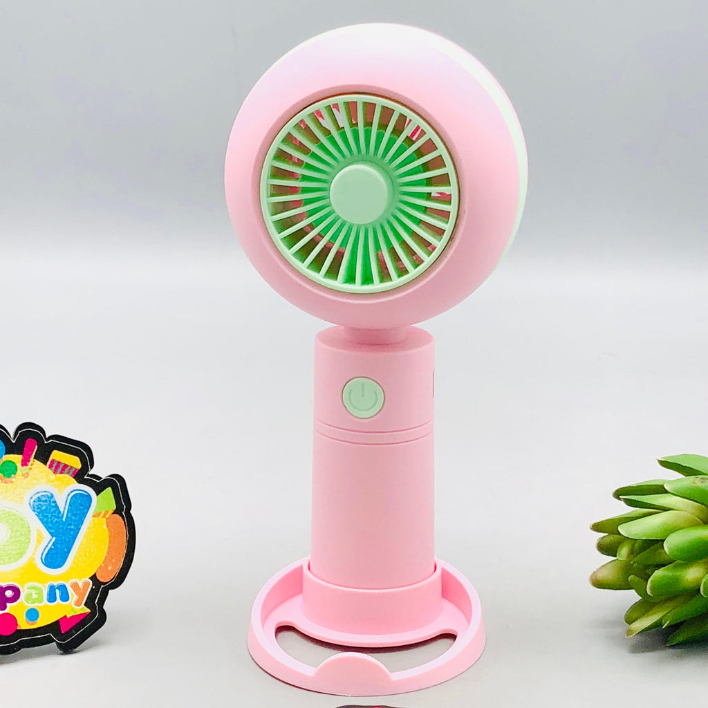 7" Rechargeable Unique Design Cooling Fan With Light