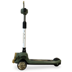 Vintage Car Design Kids Scooter With Light & Music - Green