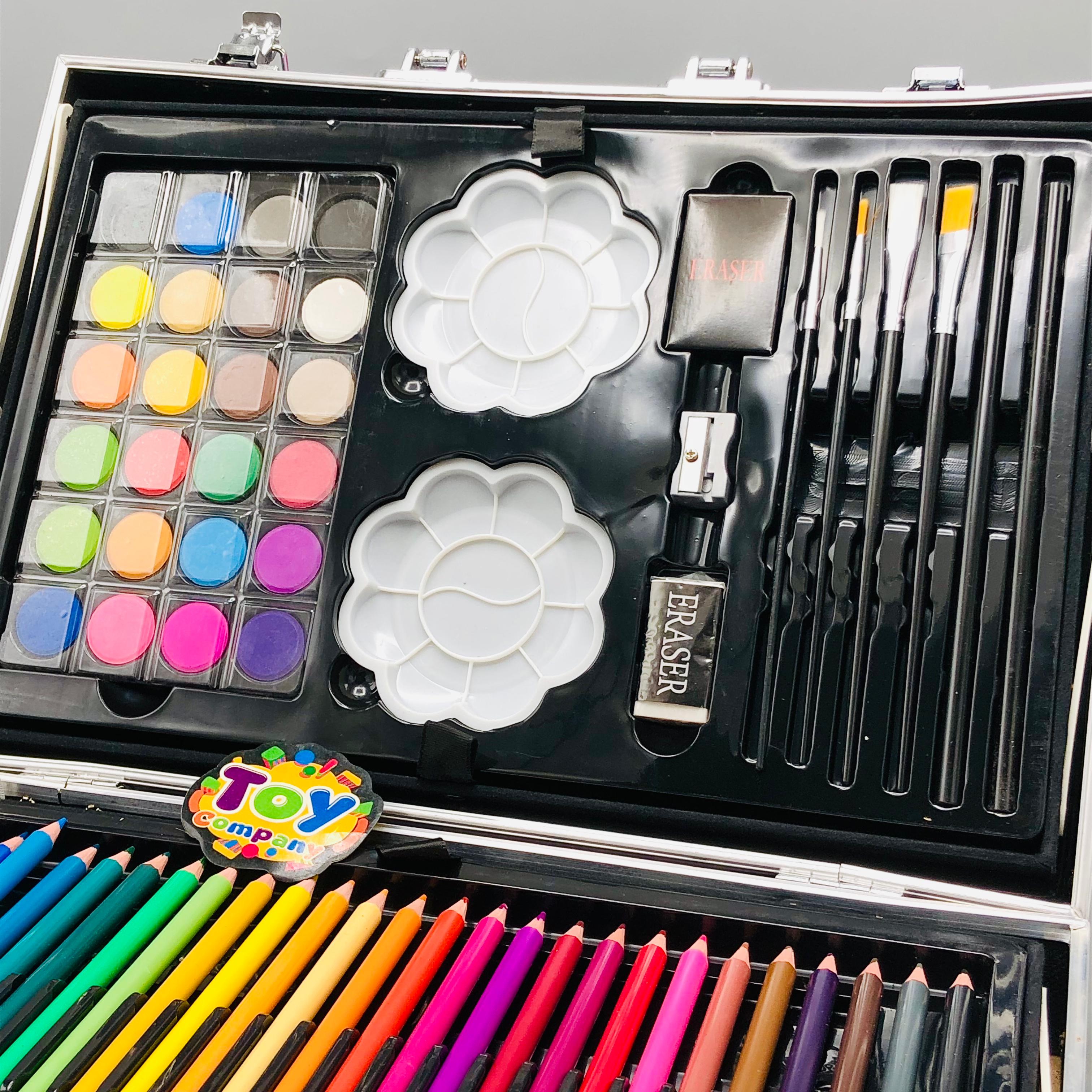 145Pcs Premium Kuromi Themed Kids Painting Kit Briefcase