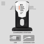 Electric Smart Line Following Car With EV Station