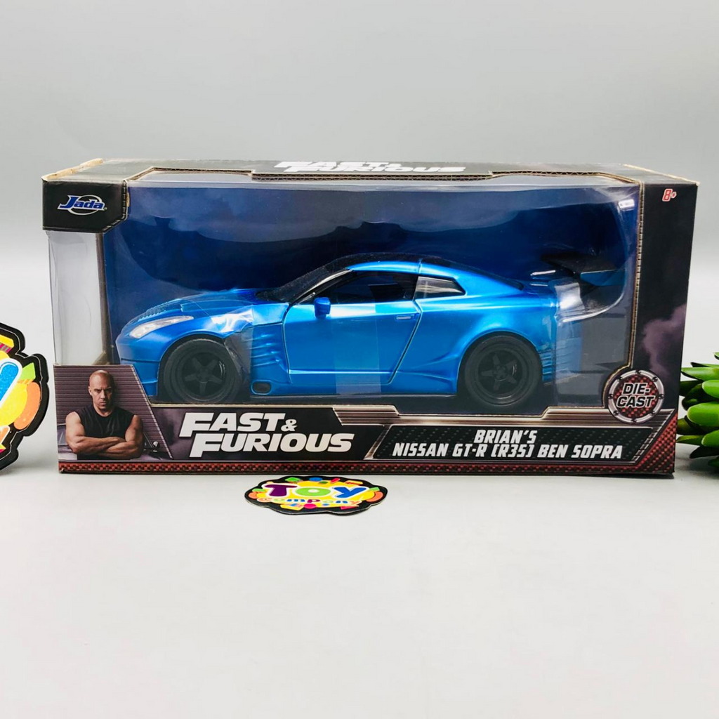 Jada 1:24 Diecast Fast & Furious Brian’s Nissan GTR R35 Ben Sopra